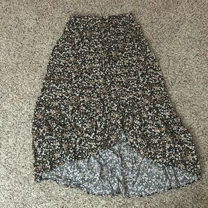 Brown maxi skirt